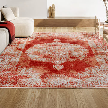 Kelly rosalia Cottage Medallion Area Rug